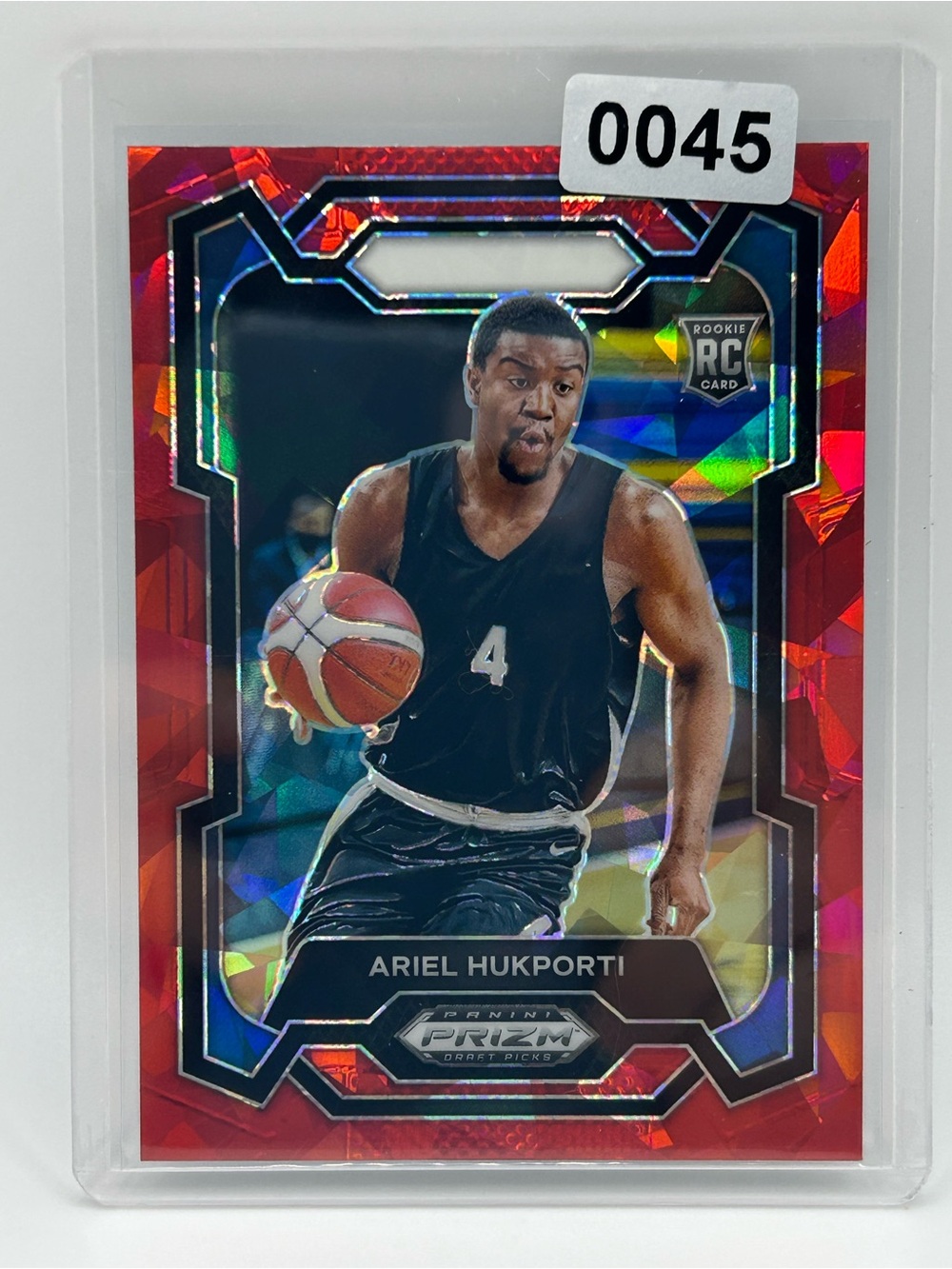 Ariel Hukporti Rookie Panini Prizm Draft Picks Basketball Card - Red Holo 🏀